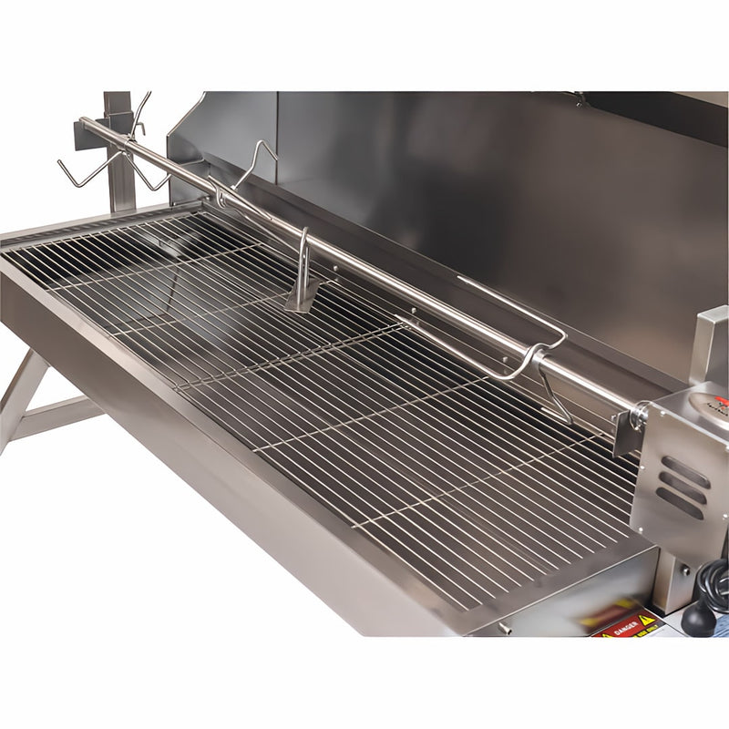 1500 mm Charcoal & Gas Dual Fuel BBQ Spit Roaster close up of accessories