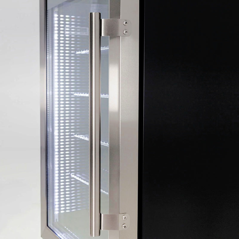 Bar Fridge | 2 Door Alfresco | Schmick SC70 close up of door handle