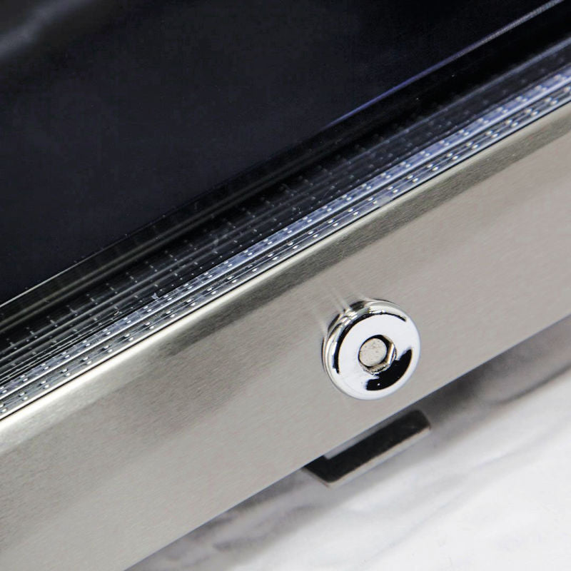 Bar Fridge | 2 Door Alfresco | Schmick SC70 close up of door lock
