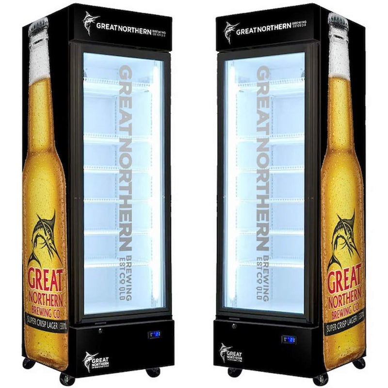 Bar Fridge 370 Litre Beer Branded Super Crisp