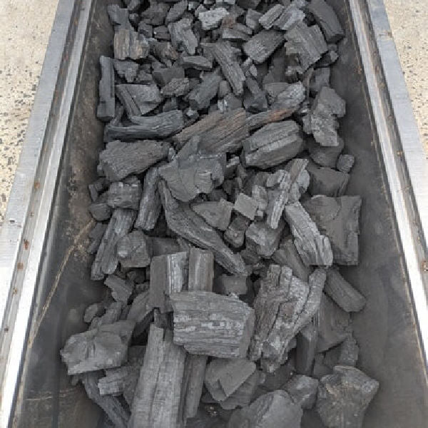 Gidgee Charcoal for BBQ Grill and Rotisserie | Lump 19 kg in spit charcoal pan