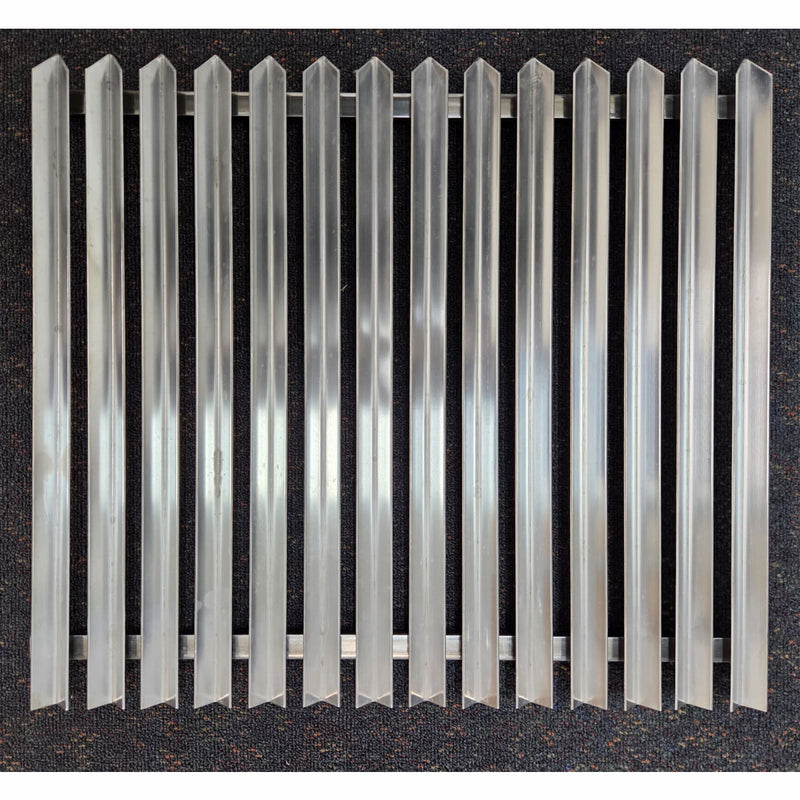 Replacement V-grate & BBQ Rod Grills for OLA Grills Parrilla Argentine showing the v grate grill