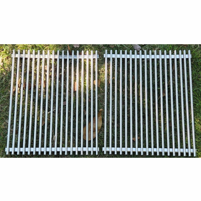10 mm Stainless Steel BBQ Rods & V‑Grate – Parrilla Grill Replacement & Add‑On Accessories showing the rod grills times two