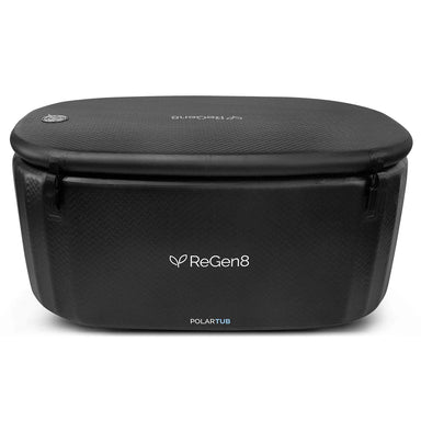 PolarTub 505 L Ice Bath & Cold‑Plunge | Tub & T2 Rapid‑Chiller showing the tub only with lid on