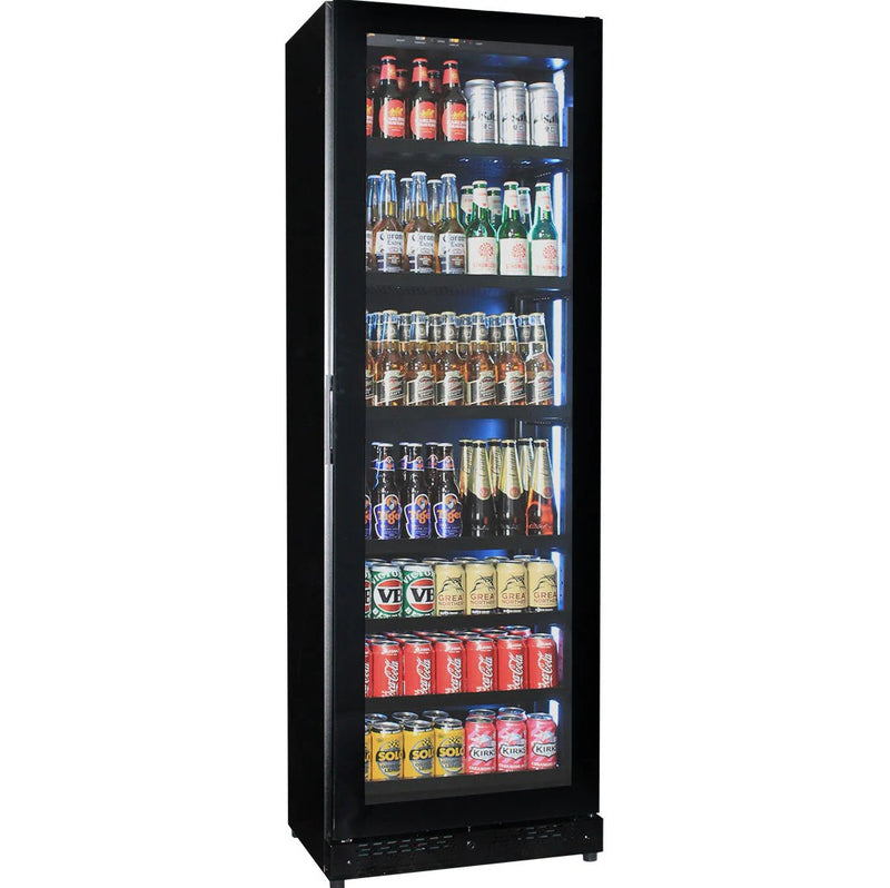 Wine or Beer Fridge | 213 Litre Upright | Super Sim Design showing the right hinge beer fridge