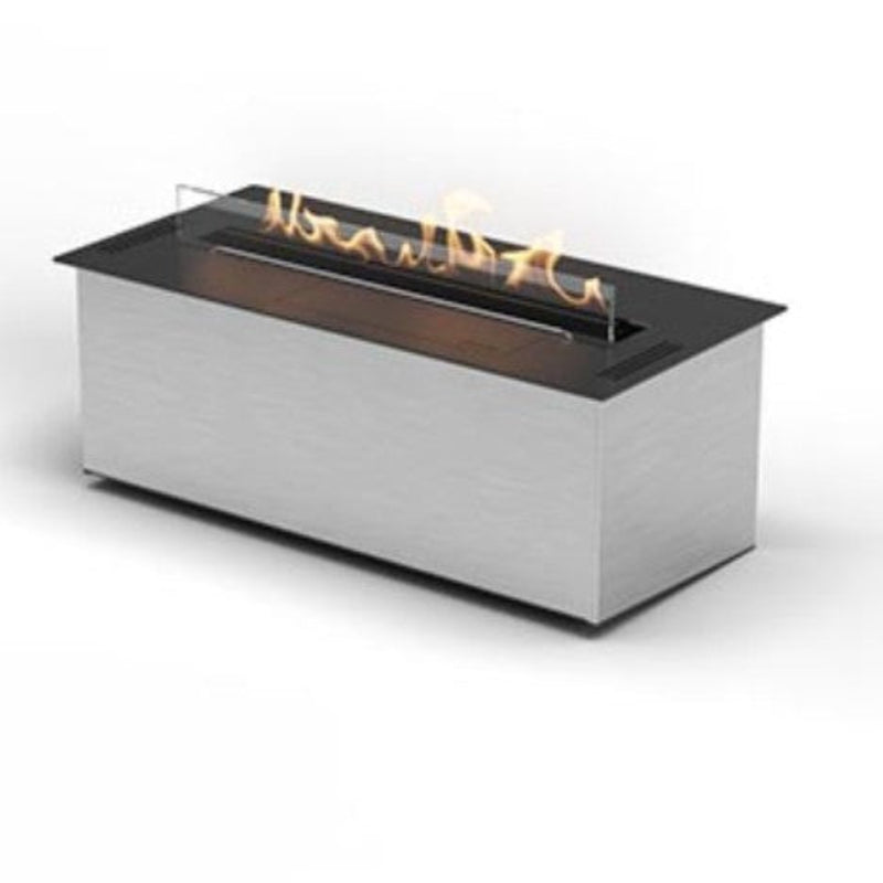 FLA4 BEV Bio Ethanol Fireplace Insert | Indoor showin the small 590 unit