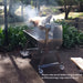 1200 mm Spartan BBQ Spit Roaster Rotisserie with a whole lamb cooking