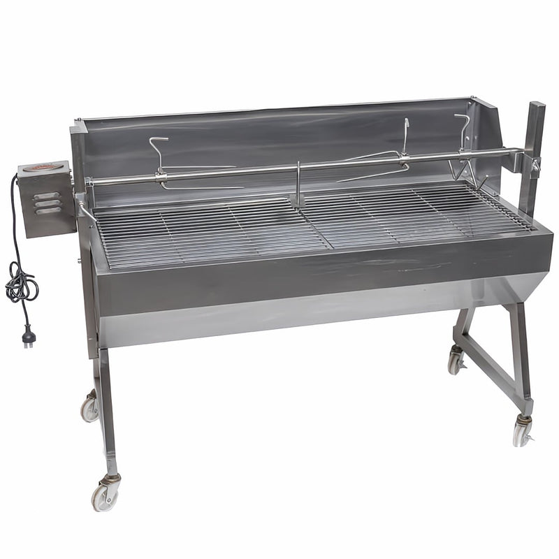 1200 mm Spartan BBQ Spit Roaster Rotisserie side view