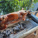 1500 mm BBQ Spit Rotisserie | Spartan close up of cooked pig