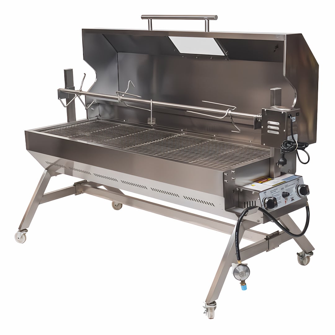 BBQ Rotisserie Upgrade Kit for up to 3 stainless spits 8 mm square