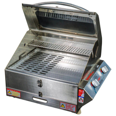 Portable BBQ | Marine | Boat | Galleymate 1500 lid open