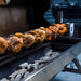1500mm BBQ Spit Rotisserie | Hooded Spartan with 8 whole chickens cooking