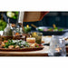 Gas Pizza Oven | Rotating Stone | 13 or 17 Inch | Cozze close up of pizza preped