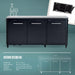 1800 mm Three Door Outdoor Kitchen | Modular | Cozze showing the dimensions