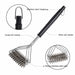 42cm BBQ Grill Brush with Ergonomic Handle showing all the features