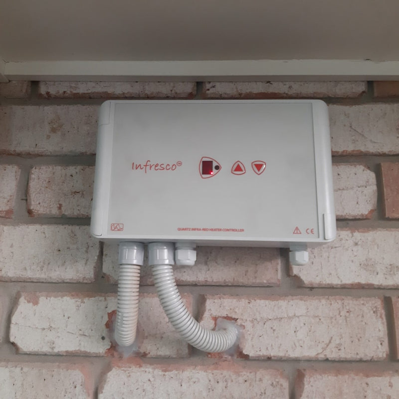 4kW Infrared Heater Controller | Infresco VR full view in use on wall