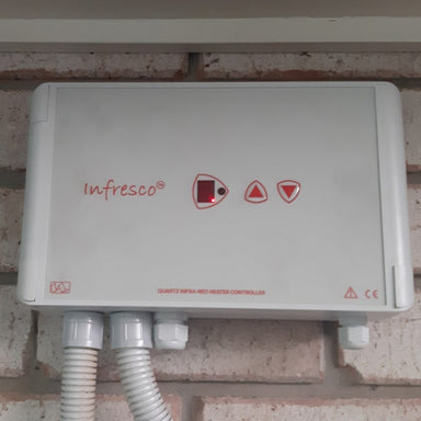 4kW Infrared Heater Controller | Infresco VR close up on wall