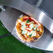 Wood Fired Pizza Oven | Alfa Classico 4 Pizze top view removing cooked pizza from oven