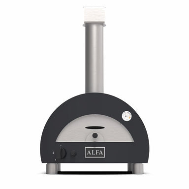 Alfa Moderno Portable Pizza Oven | front view of grey model
