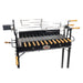 BBQ Spit Roaster | Cyprus | Flaming Coals top view