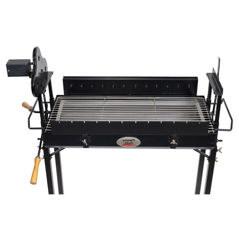BBQ Spit Roaster | Cyprus | Flaming Coals top view product image