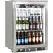 Bar Fridge | 148 Litre Alfresco | Single Door clear glass full of drinks