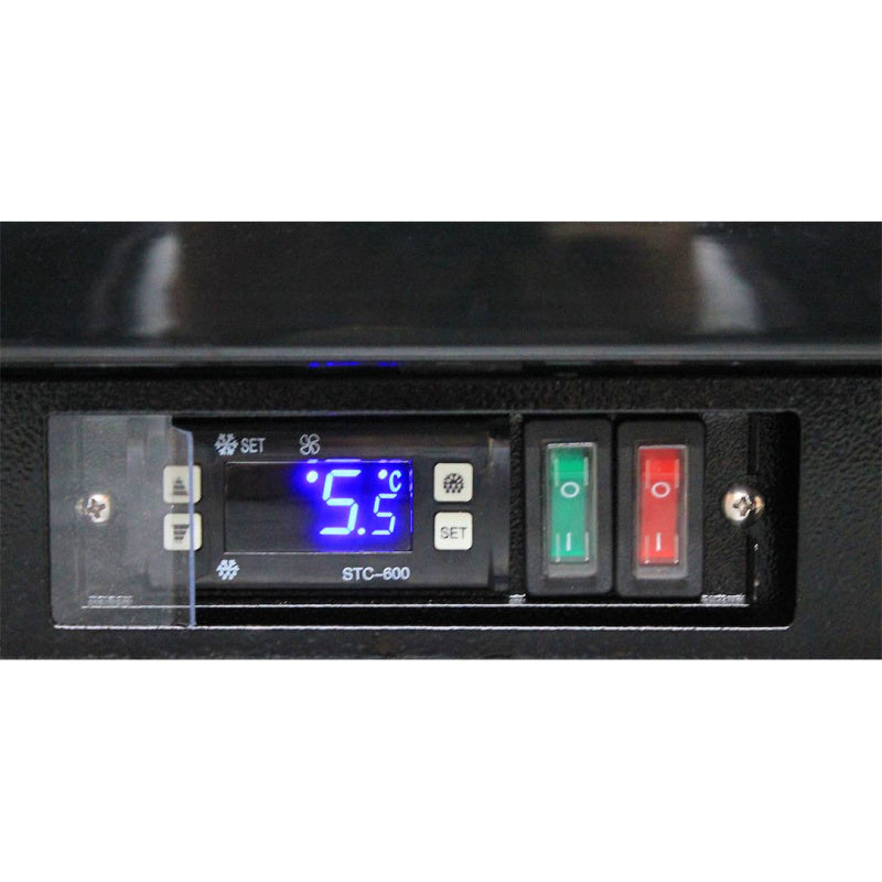 Bar Fridge | Rhino 2 Door | Energy Efficient LG Motor close up of temperature controls