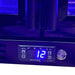 Bar Fridge | 2 Door Alfresco | Schmick SK206 close up view of temperature controls