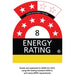 Bar Fridge | 3 Door | Stainless Steel SK386 showing energy rating of 8 out of 10 stars