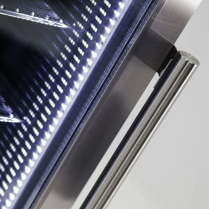 Bar Fridge | 98 Litre Alfresco | Single Door close up view of LED lights