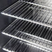 Bar Fridge | 98 Litre Alfresco | Single Door close up view of chrome shelving