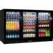 Bar Fridge | Rhino 3 Door | Energy Efficient LG Motor sliding doors closed full of drinks