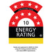 Bar Fridge | Single Door Alfresco | Rhino Solid Door showing energy rating of 10 out of 10 stars