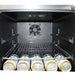 Bar Fridge | Solid Door | Beer and Wine Combo showing fan with white LED