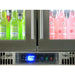 Bar Fridge | 2 Door Alfresco | Rhino Envi close up view of temperature controls