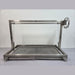 Built-In Parrilla Argentine BBQ Topper | 100% 304 Stainless | V-Grate Model front view with the grill at floor level