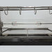 Built-In Parrilla Argentine BBQ Topper | 100% 304 Stainless | V-Grate Model showing optional spit and meat hooks