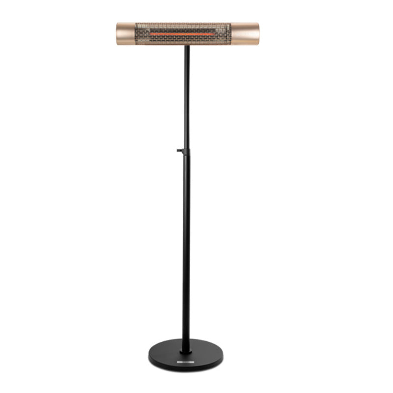 Herschel California Infrared Heater and stand combo rose gold  heater with black stand