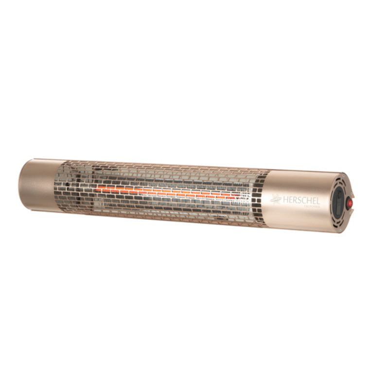 Herschel Infrared heater california model for outdoor and indoor use in rose gold