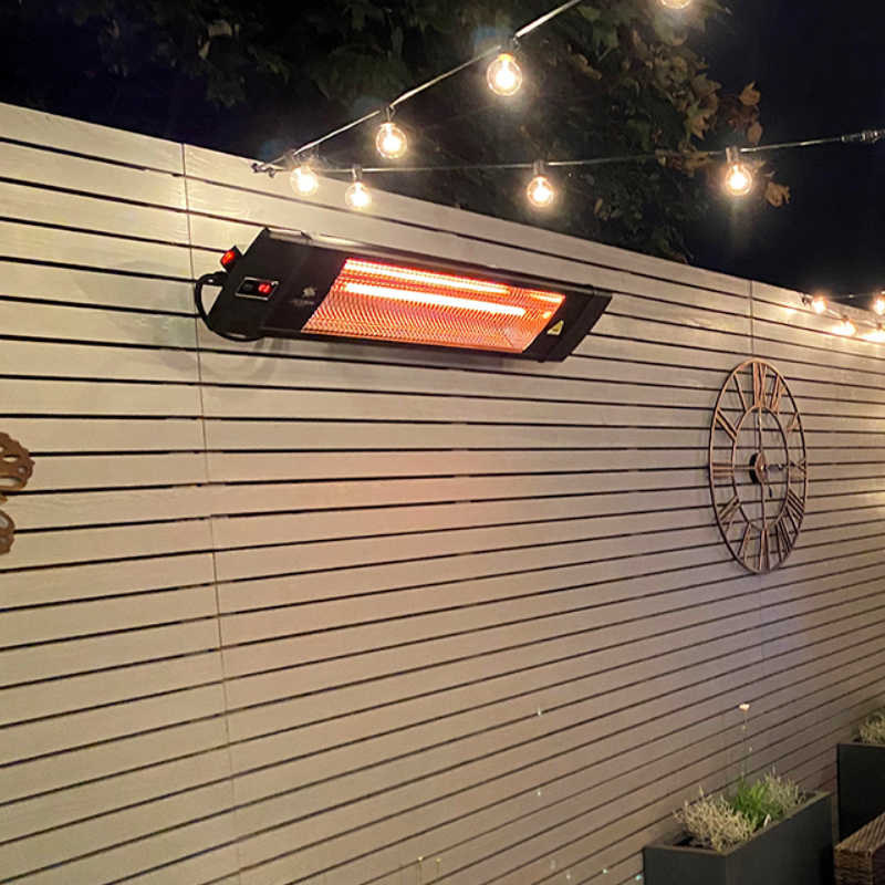 Infrared Heater | Outdoor | Electric | Herschel Colorado on outdoor wall