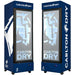 Bar Fridge | 370 Litre Beer Branded | Upright Indoor Fridge showing the carlton dry with the black trim