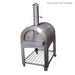 Cover for Wood Fired Pizza Oven | Flaming Coals showing the pizza oven