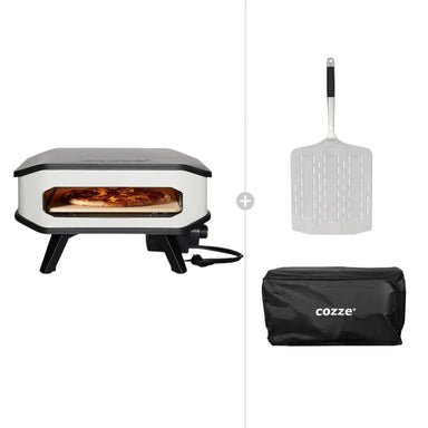 Cozze 13" ELECTRIC Pizza Oven Bundles | Choose From 4 Different Packs showing the basic essentials pack