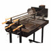 Cyprus Spit | Extra Large with 5 Skewers | 25 kg rated motor top view showing the whole unit