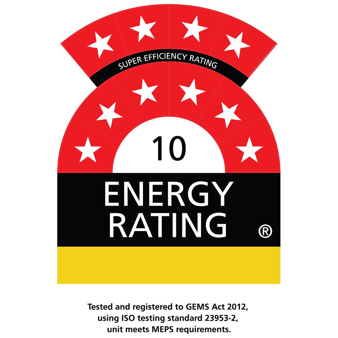 Bar Fridge | Single Door Alfresco | Schmick SK126 showing energy rating of 10 out of 10 stars