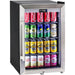 Schmick 70 L Tropical Triple‑Glazed Stainless Bar Fridge – Right or Left Hinge - HUS-SC70-SS showing the right hinge model full