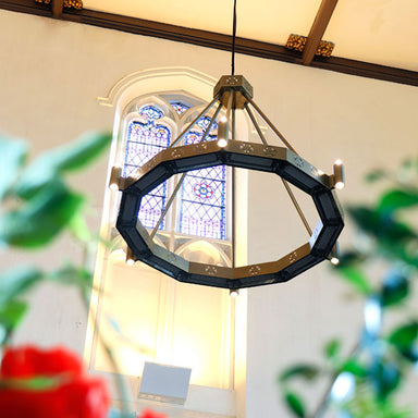 Infrared Heater | Electric | Indoor | Herschel Halo in church close up