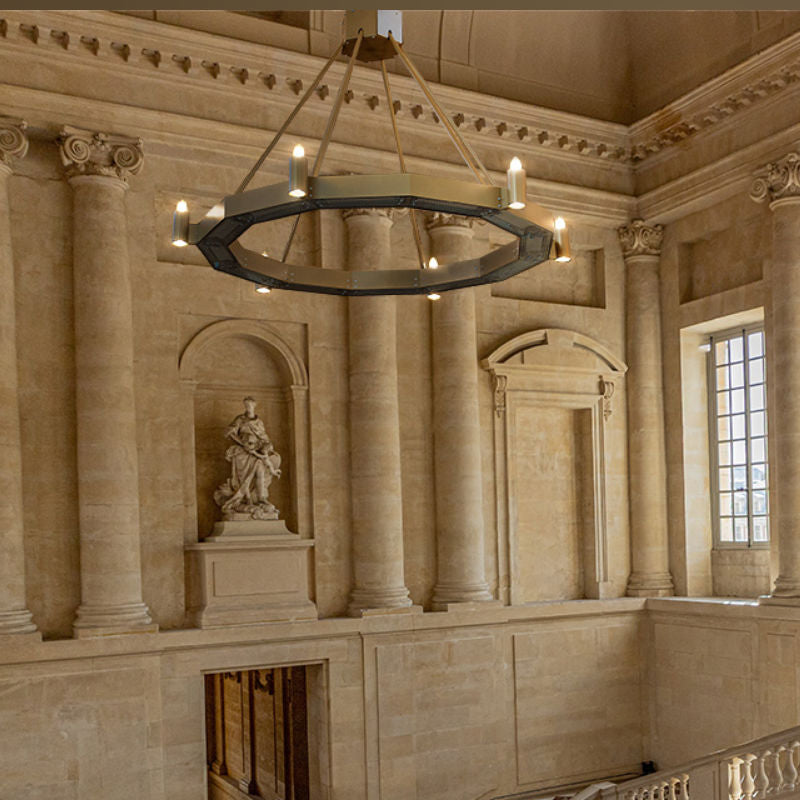 Infrared Heater | Electric | Indoor | Herschel Halo in church showing statue