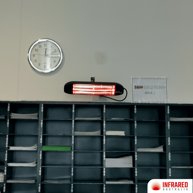 Infrared Heater | Outdoor | Electric | Heliosa 11 in an office