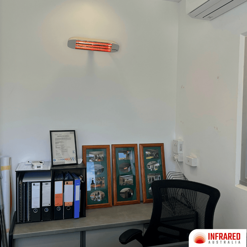 Infrared Heater | Outdoor | Electric | Heliosa 11 in an office area